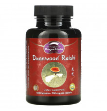Dragon Herbs Duanwood Reishi 500 мг 100 растительных капсул