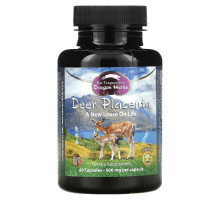 Dragon Herbs Плацента оленя 500 мг каждая 60 капсул