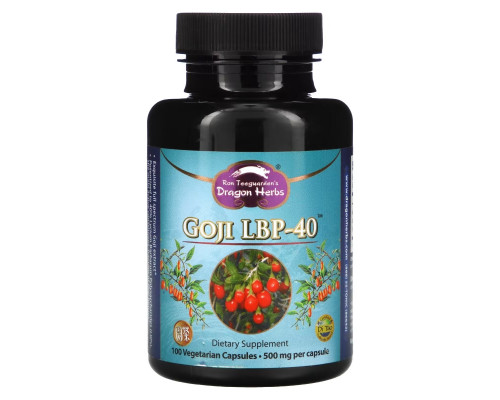 Dragon Herbs Годжи LBP-40 500 мг 100 капсул Dragon Herbs Годжи LBP-40 500 мг 100 капсул