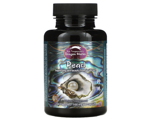 Dragon Herbs Жемчужный порошок 500 мг 100 капсул Dragon Herbs Жемчужный порошок 500 мг 100 капсул