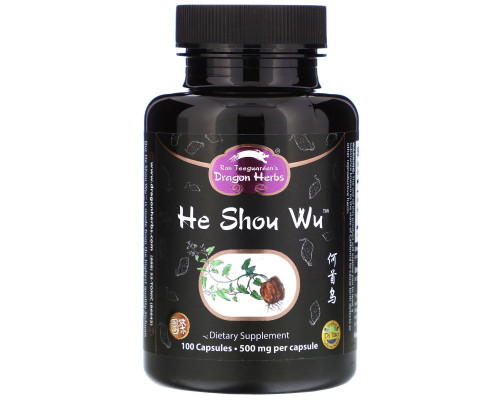 Dragon Herbs He Shou Wu 450 мг 100 капсул Dragon Herbs He Shou Wu 450 мг 100 капсул