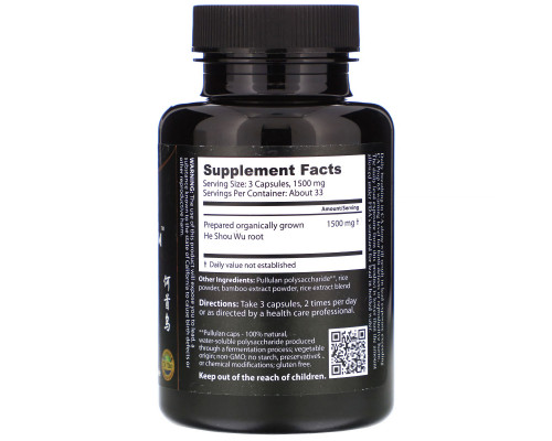 Dragon Herbs He Shou Wu 450 мг 100 капсул Dragon Herbs He Shou Wu 450 мг 100 капсул