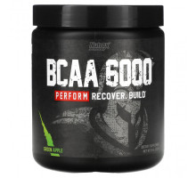 Аминокислоты Nutrex Research, BCAA 6000, зеленое яблоко, 237 г (8,4 унции)