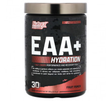 Аминокислоты EAA+ Hydration, Fruit Punch, 13.76 oz (390 g)