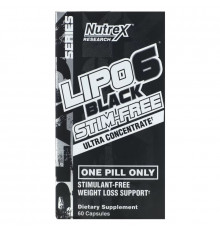 Nutrex Research, Lipo 6 Black, Ultra Concentrate, 60 Capsules