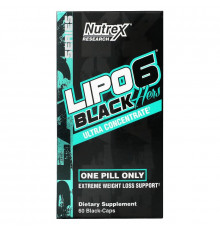 Nutrex Research, Lipo 6 Black Hers, ультраконцентрированный, 60 черных капсул