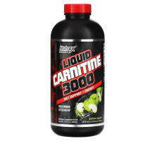 Nutrex Research, Жидкий карнитин 3000, зеленое яблоко, 16 жидких унций (473 мл)