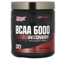 Аминокислоты Nutrex Research, BCAA 6000, фруктовый пунш, 231 г (8,2 унции)
