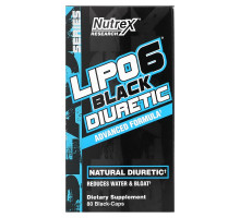 Nutrex Research, Lipo-6 Black Diuretic, 80 Black-Caps