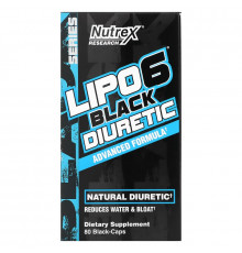 Nutrex Research, Lipo-6 Black Diuretic, 80 Black-Caps