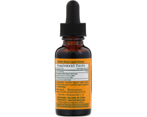 Herb Pharm, Смесь коровяка, 1 жидкая унция (30 мл) Herb Pharm, Смесь коровяка, 1 жидкая унция (30 мл)