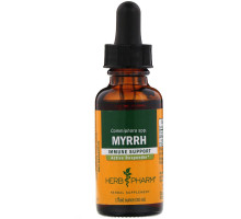 Herb Pharm, Мирра, высушенная на солнце древесная смола, 1 жидкая унция (30 мл)