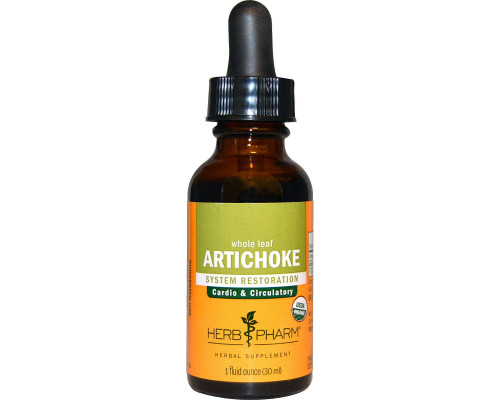 Herb Pharm, Артишок, цельный лист, 1 жидкая унция (30 мл) Herb Pharm, Артишок, цельный лист, 1 жидкая унция (30 мл)