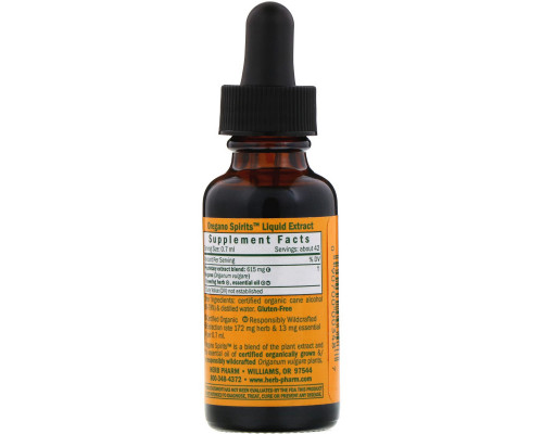 Herb Pharm, Напиток из душицы, 1 жидкая унция (29.6 мл) Herb Pharm, Напиток из душицы, 1 жидкая унция (29.6 мл)