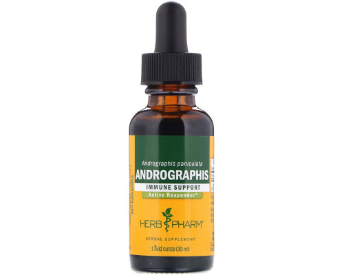 Herb Pharm, Андрографис, цельная трава, 1 жидкая унция (30 мл) Herb Pharm, Андрографис, цельная трава, 1 жидкая унция (30 мл)