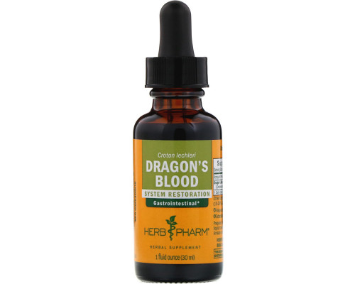 Herb Pharm, "Кровь дракона" жидкий экстракт, 1 жидкая унция (29,6 мл)