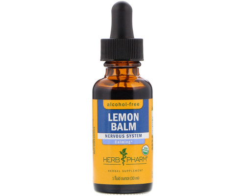 Herb Pharm, Lemon Balm, Alcohol-Free, 1 fl oz (30 ml) Herb Pharm, Lemon Balm, Alcohol-Free, 1 fl oz (30 ml)