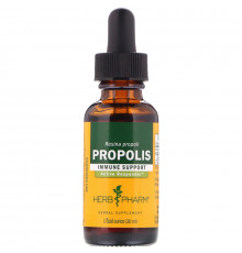 Herb Pharm, Прополис, от медоносных пчел, 1 жидкая унция (30 мл)
