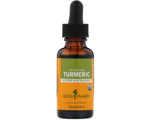 Herb Pharm, Экстракт куркумы, 1 жидкая унция (29,6 мл) Herb Pharm, Экстракт куркумы, 1 жидкая унция (29,6 мл)