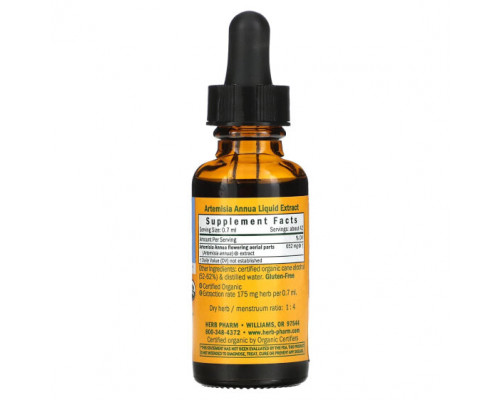 Для пищеварительной системы Artemisia Annua, 1 fl oz (30 ml) Для пищеварительной системы Artemisia Annua, 1 fl oz (30 ml)