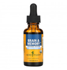 Herb Pharm, Brain & Memory, Nervous System, 1 fl oz (30 ml)