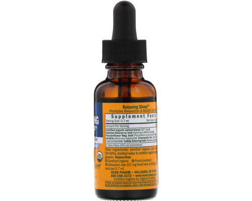 Herb Pharm, Тоник для расслабленного сна, 1 жидкая унция (29.6 мл) Herb Pharm, Тоник для расслабленного сна, 1 жидкая унция (29.6 мл)