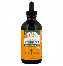 Herb Pharm, Kids Echinacea, Alcohol Free, Orange-Flavored, 4 fl oz (120 ml)