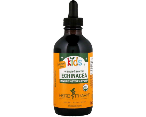 Herb Pharm, Kids Echinacea, Alcohol Free, Orange-Flavored, 4 fl oz (120 ml) Herb Pharm, Kids Echinacea, Alcohol Free, Orange-Flavored, 4 fl oz (120 ml)