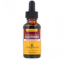 Женьшень Herb Pharm, Eleuthero, Glycerite, 1 fl oz (30 ml)