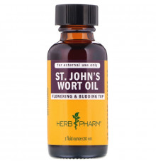 Herb Pharm, Масло зверобоя, 1 жидкая унция (29,6 мл)