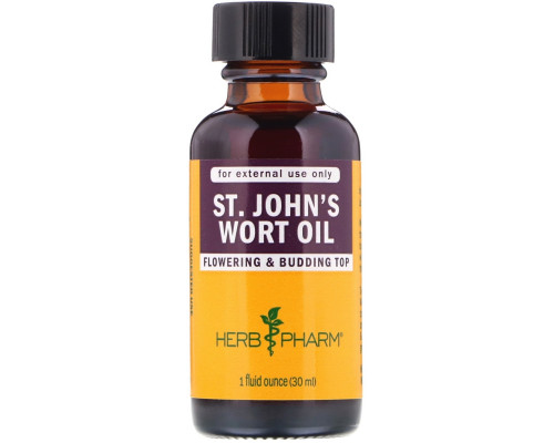 Herb Pharm, Масло зверобоя, 1 жидкая унция (29,6 мл) Herb Pharm, Масло зверобоя, 1 жидкая унция (29,6 мл)