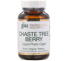 Gaia Herbs Professional Solutions, Ягоды витекса священного, 60 капсул, заполненных жидкостью