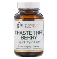 Gaia Herbs Professional Solutions, Ягоды витекса священного, 60 капсул, заполненных жидкостью