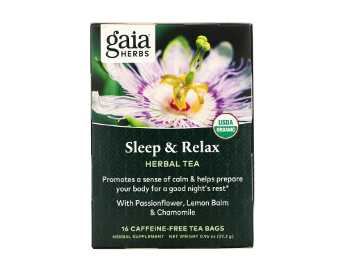 Gaia Herbs Сон и расслабление RapidRelief травяной чай без кофеина 20 чайных пакетиков 1.2 унции (34 г) Gaia Herbs Сон и расслабление RapidRelief травяной чай без кофеина 20 чайных пакетиков 1.2 унции (34 г)