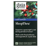 Gaia Herbs SleepThru 60 Veggie Liquid Phyto-Caps