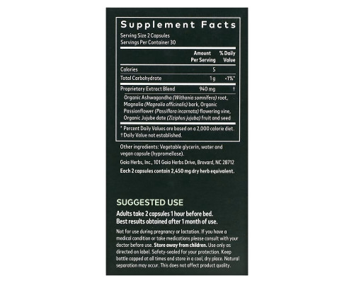 Gaia Herbs SleepThru 60 Veggie Liquid Phyto-Caps Gaia Herbs SleepThru 60 Veggie Liquid Phyto-Caps