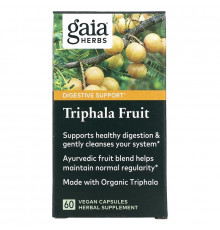 Gaia Herbs Трифала 60 вегетарианских капсул