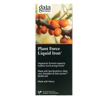 Gaia Herbs, Plant Force Liquid Iron, 16 fl oz (473 ml)