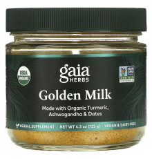 Gaia Herbs, Organic, Golden Milk, 3.7 oz (105 g)
