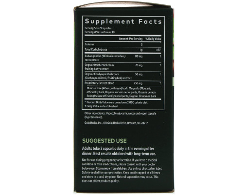 Gaia Herbs, Adrenal Health, Nightly Restore, 60 Vegan Liquid Phyto-Caps Gaia Herbs, Adrenal Health, Nightly Restore, 60 Vegan Liquid Phyto-Caps