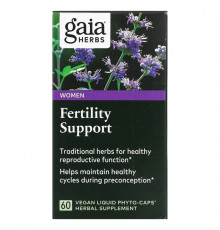 Gaia Herbs, Поддержка репродуктивной функции у женщин, 60 растительных капсул Phyto-Caps с жидкостью