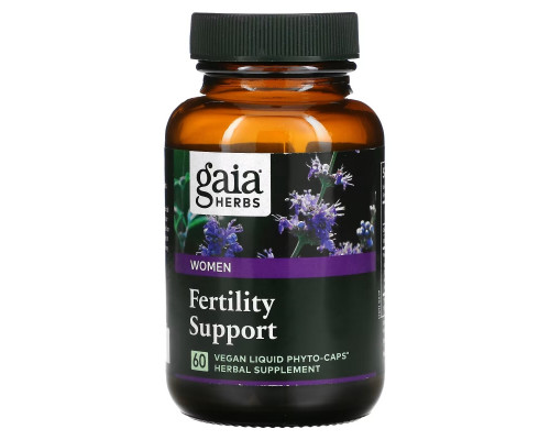 Gaia Herbs, Поддержка репродуктивной функции у женщин, 60 растительных капсул Phyto-Caps с жидкостью Gaia Herbs, Поддержка репродуктивной функции у женщин, 60 растительных капсул Phyto-Caps с жидкостью