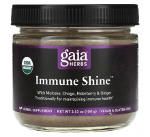 Грибы Immune Shine, with Maitake, Chaga, Elderberry & Ginger, 3.53 oz (100 g)