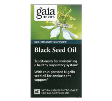 Gaia Herbs, Black Seed Oil, 60 Vegan Liquid Phyto-Caps