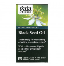 Gaia Herbs, Black Seed Oil, 60 Vegan Liquid Phyto-Caps