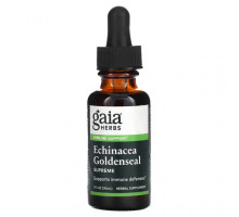Эхинацея Gaia Herbs, эхинацея и желтокорень, 30 мл (1 жидк. унция)