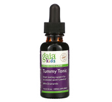 Gaia Herbs Kids Травяной безалкоголный живой тоник 1 жидкая унция (30 мл)