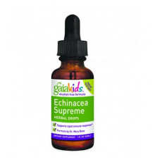 Gaia Herbs, Kids, Травяные Капли Эхинацеи для Детей, Формула Без Спирта 1 жидких унции (30 мл)