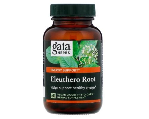 Gaia Herbs DailyWellness Eleuthero Root 60 Vegetarian Liquid Phyto-Caps Gaia Herbs DailyWellness Eleuthero Root 60 Vegetarian Liquid Phyto-Caps