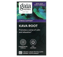 Gaia Herbs, Kava Root, 60 Vegan Liquid Phyto-Caps